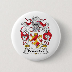 Benavides-Familienwappen Button