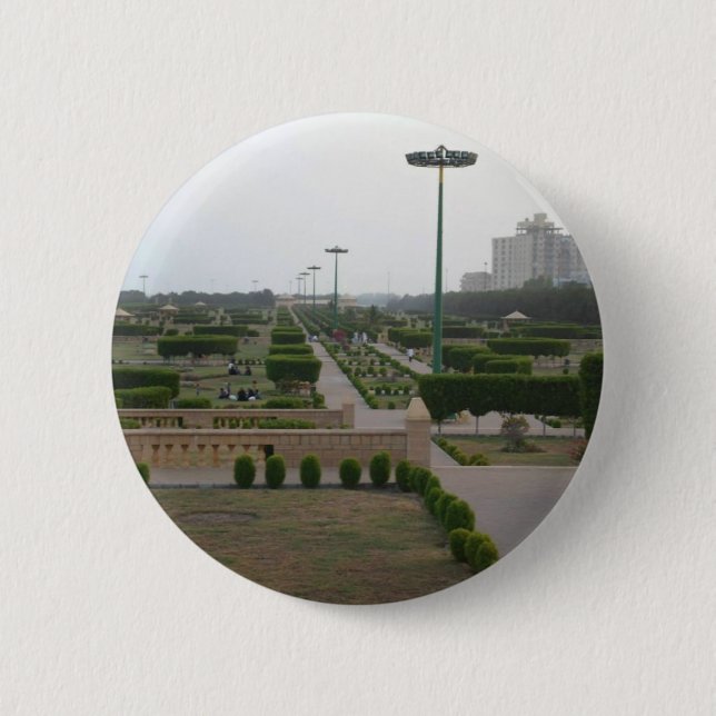 Benazir Park Landschaftliche Landschaft Principe Button (Vorderseite)