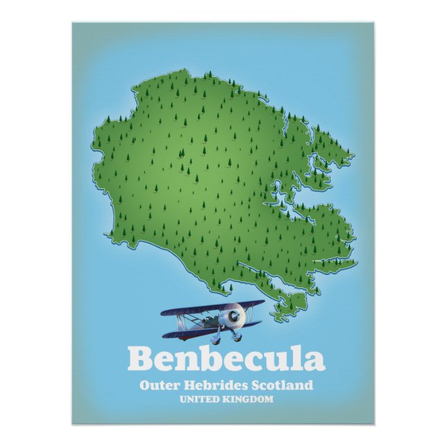 Benbecula Äußere Hebriden Schottland Poster (Vorderseite)
