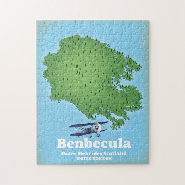 Benbecula Äußere Hebriden Schottland Puzzle (Vertikal)
