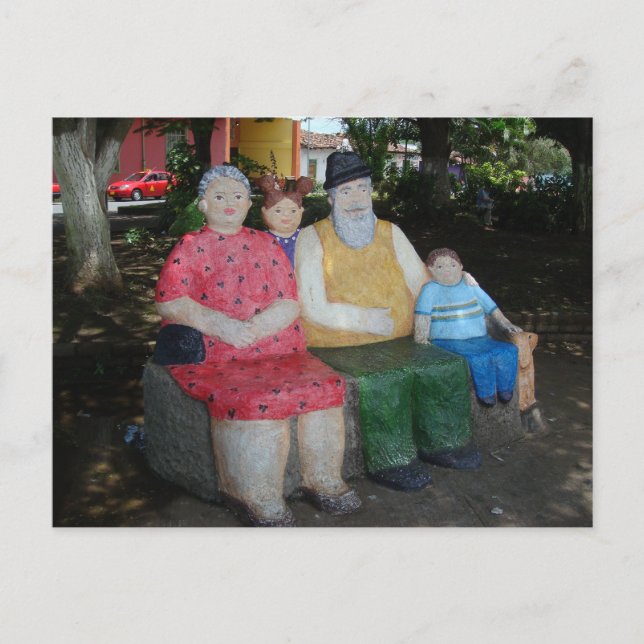 Bench Art Postkarte (Vorderseite)