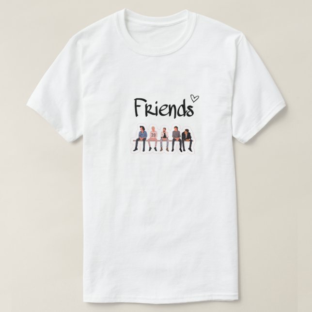 Bench Buddies - Momente der Freundschaft erfassen T-Shirt (Design vorne)