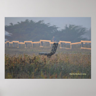 Bench mit Ansicht Poster