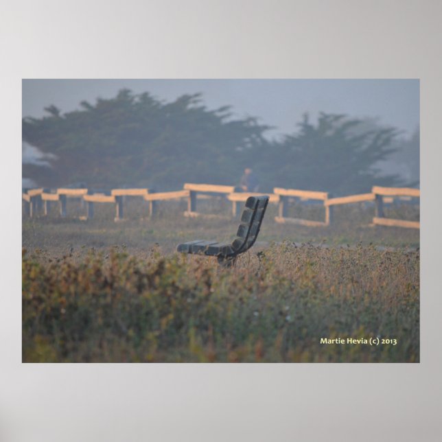 Bench mit Ansicht Poster (Vorne)