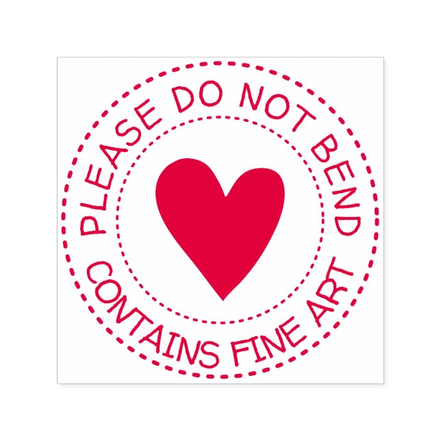Bend Fine Art Niedlich Heart nicht Permastempel (Design)