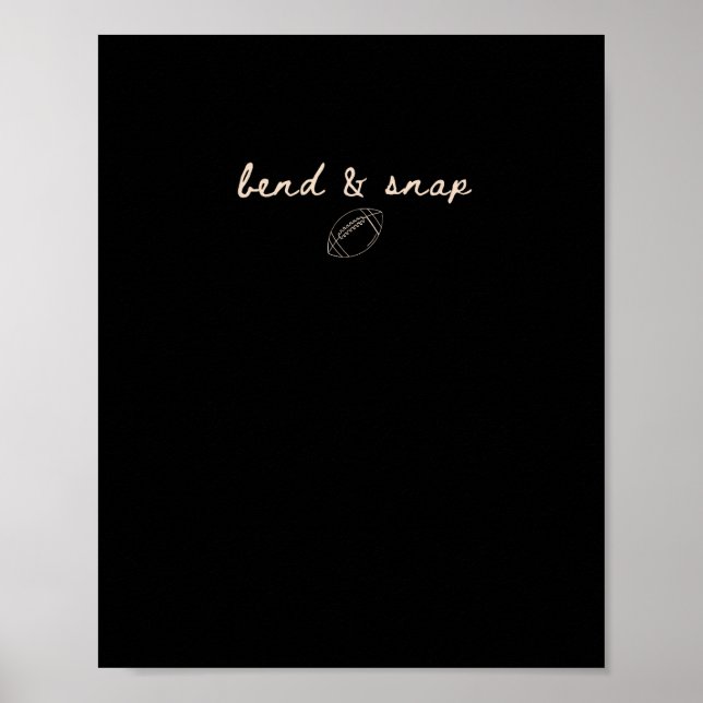 Bend Football Dies ist der Erntedank zum Saisonspi Poster (Vorne)