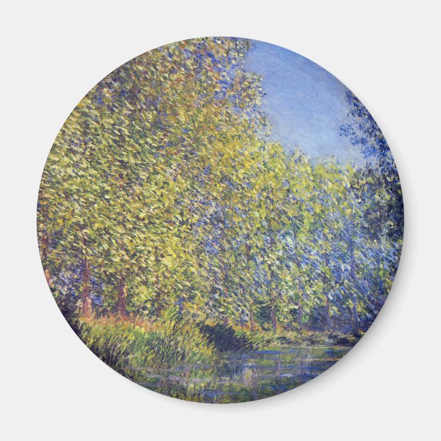Bend in Epte River bei Giverny von Claude Monet Magnet (Vorne)