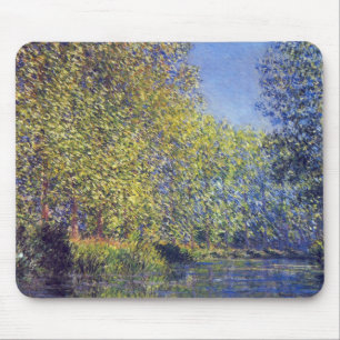 Bend in Epte River bei Giverny von Claude Monet Mousepad