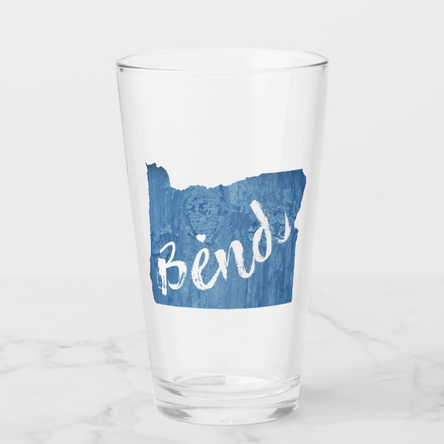 Bend, Oregon-Holzkörner Glas (Vorderseite)