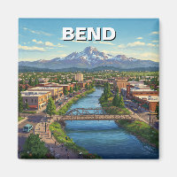 Bend Oregon Küste Reise Postkarte