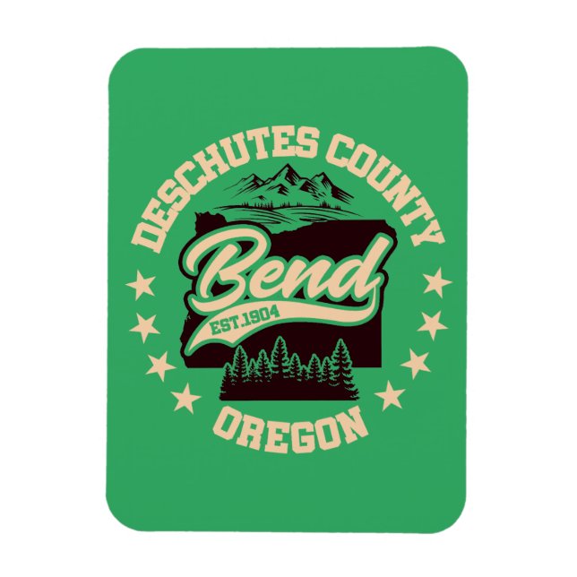 Bend, Oregon Magnet (Vertikal)