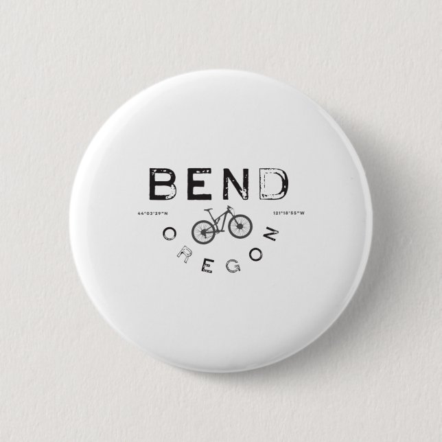 Bend Oregon Mountainbiken  Button (Vorderseite)