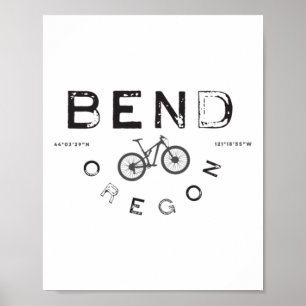 Bend Oregon Mountainbiken Poster