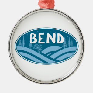 Bend Oregon Outdoor Ornament Aus Metall