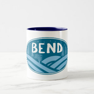 Bend Oregon Outdoor Zweifarbige Tasse