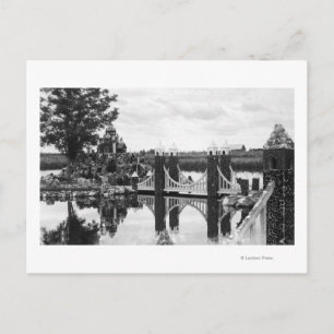 Bend, Oregon Petersons Rock Garden Fotograf Postkarte