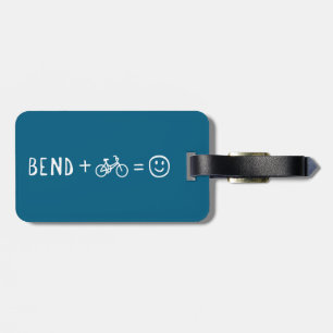 Bend Oregon Plus Bikes Macht Dich Glücklich Gepäckanhänger