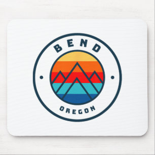 Bend Oregon Skifahren Snowboarden Ski Familienausf Mousepad
