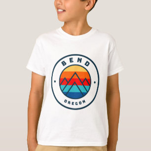 Bend Oregon Skifahren Snowboarden Ski Familienausf T-Shirt