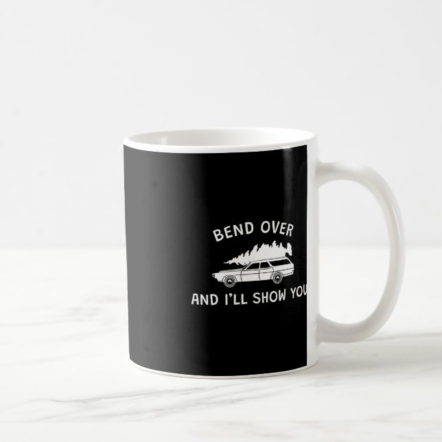 Bend Over und ich zeige dir Weihnachtscouchpassage Kaffeetasse (Rechts)