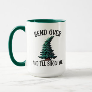 Bend Over und ich zeige Ihnen - Weihnachtsangebot Tasse