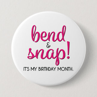 Bend & Snap Es ist mein Geburtstagsmonat-Button Button