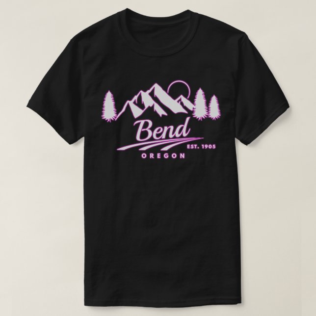 Bend Snowy Day Bend Oregon Mountain Pullover (Design vorne)