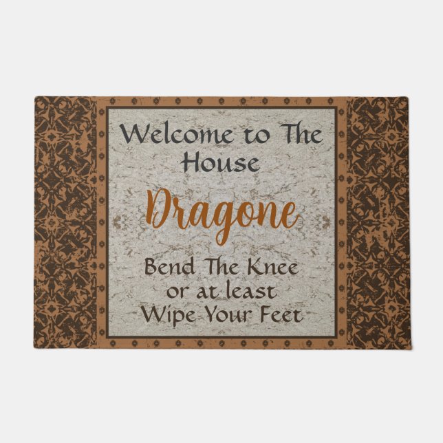 Bend the Knee Doormat Fußmatte (Vorderseite)