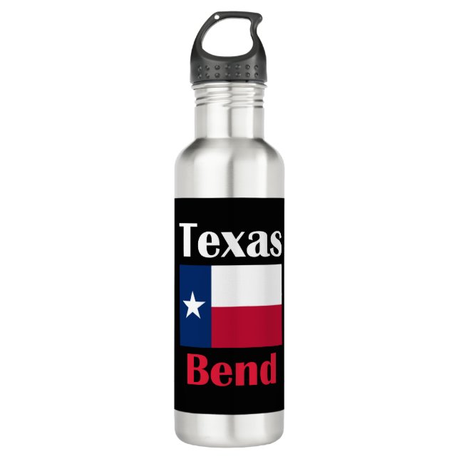 Bend TX Edelstahlflasche (Vorderseite)