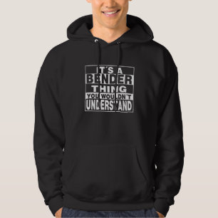 BENDER-Nachname Personalisiertes Geschenk Hoodie