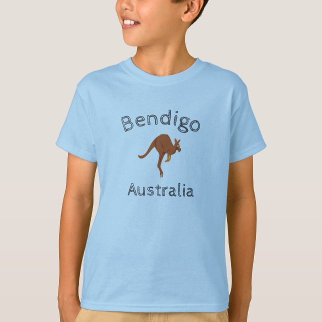 Bendigo Australia Kangaroo 3 T-Shirt (Vorderseite)