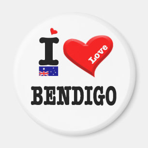 BENDIGO - I Liebe Magnet