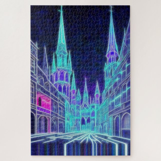 Bending Acropolis Puzzle (Vertikal)