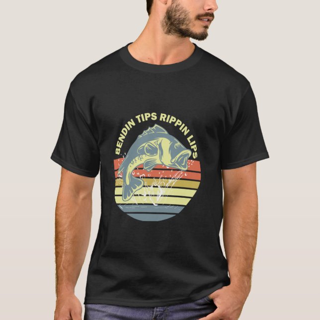 Bending Tips Rippin Lips TSHIRT Lustige Angel-Shir (Vorderseite)