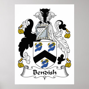 Bendish Familienwappen Poster