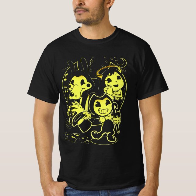 Bendy Boris und Alice Angel T-Shirt (Vorderseite)
