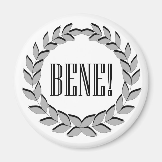 Bene! Gute Arbeit! Magnet (Vorne)