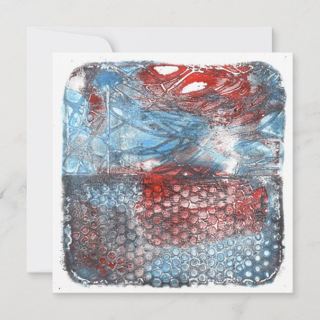 Beneath the Surface Gelprint (Vorderseite)