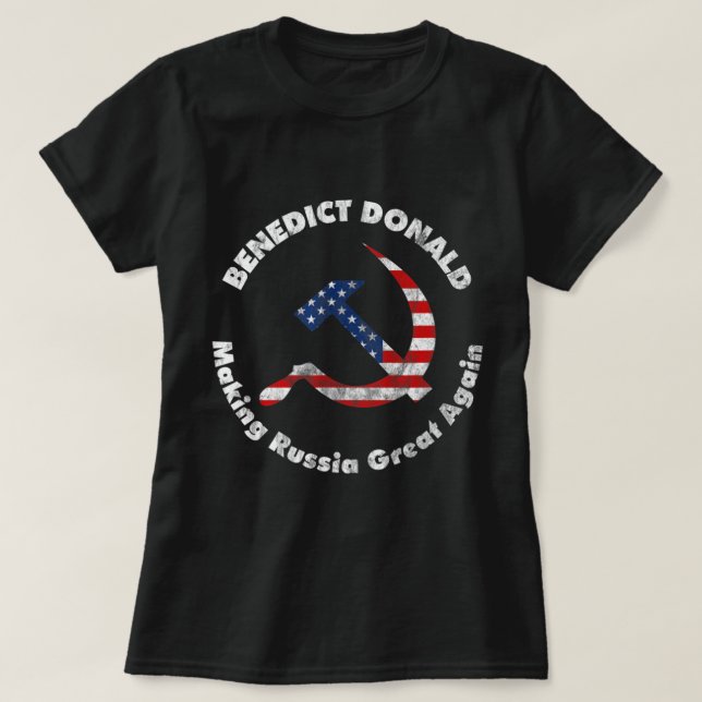 Benedict Donald macht Russland wieder groß gegen T T-Shirt (Design vorne)
