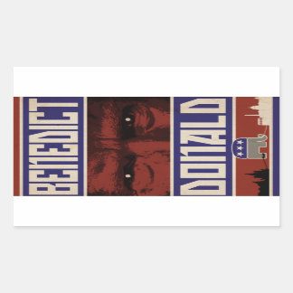 Benedict Donald Stickers (Set von 4 Jahren)