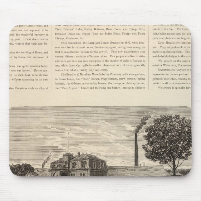 Benedict und Burnham Manufacturing Company Mousepad (Vorne)