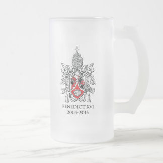 Benedicy XVI Bier-Tasse Mattglas Bierglas