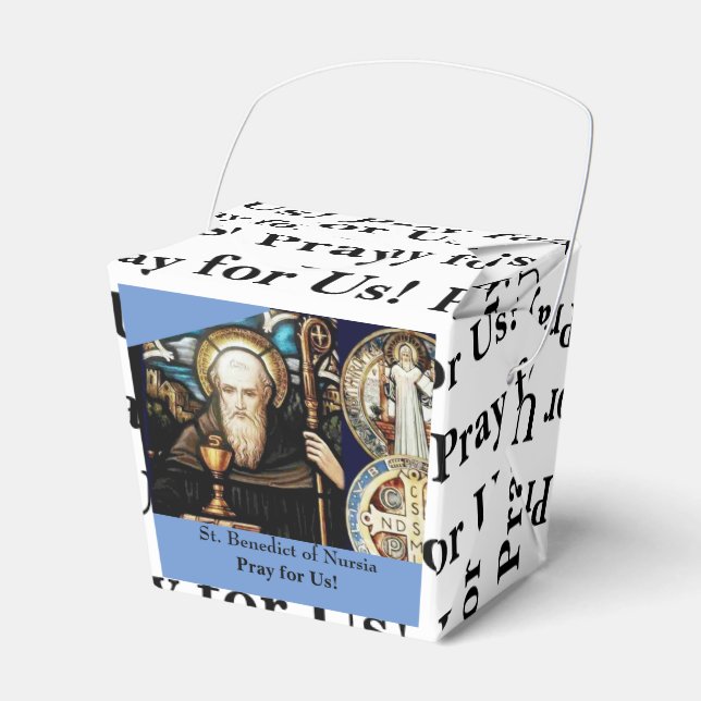 Benedikt von Nursia Card Geschenkschachtel (Vorderseite)