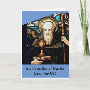 Benedikt von Nursia Card Karte
