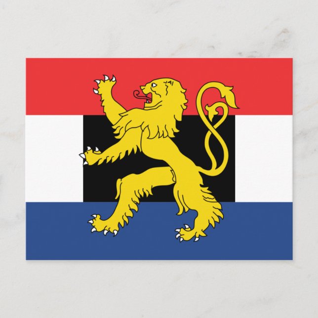 Benelux-Flagge Postkarte (Vorderseite)