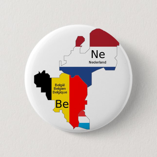 Benelux-Karte Button (Vorderseite)