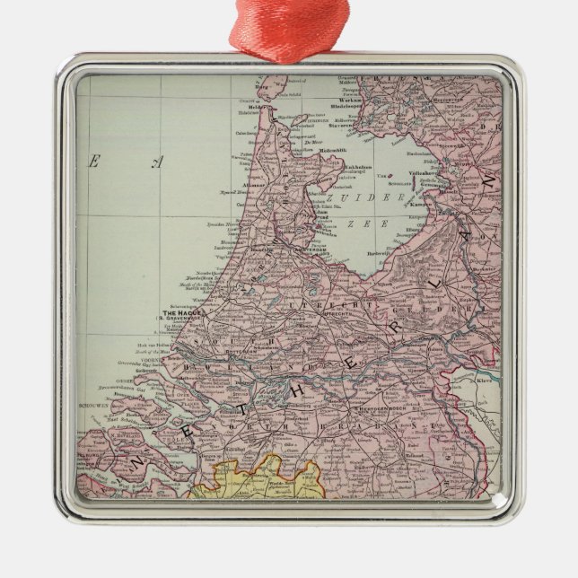 Benelux-Länder Ornament Aus Metall (Vorne)