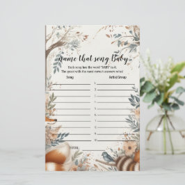 Benennen Sie das Baby Dusche Spiel