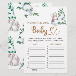 Benennen Sie das Baby Dusche Spiel