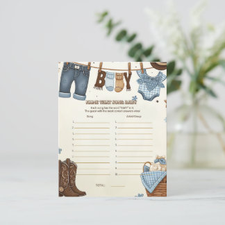 Benennen Sie das Baby Dusche Spiel